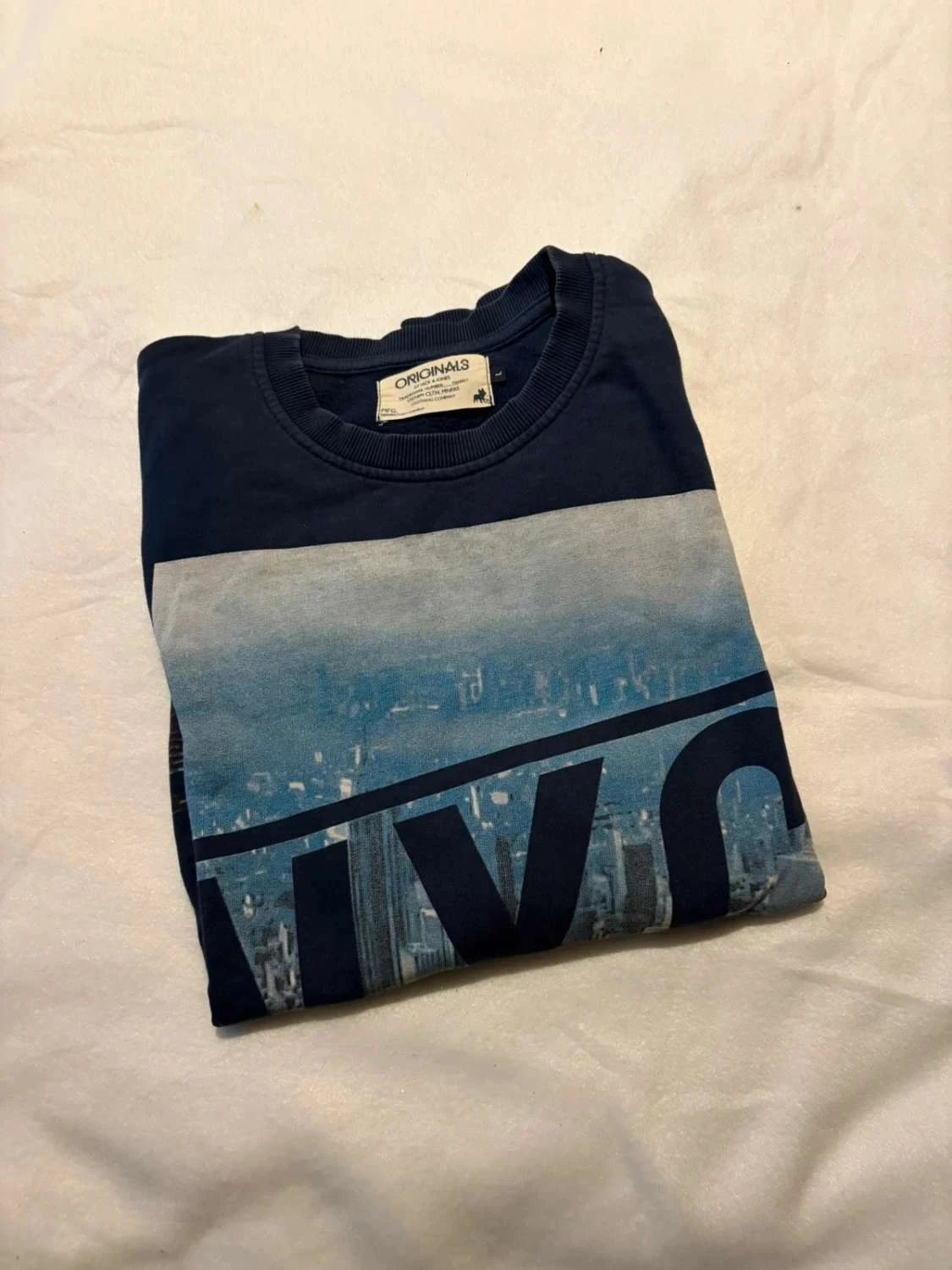 Moletom Jack & Jones azul NYC – Tamanho L – photo 2